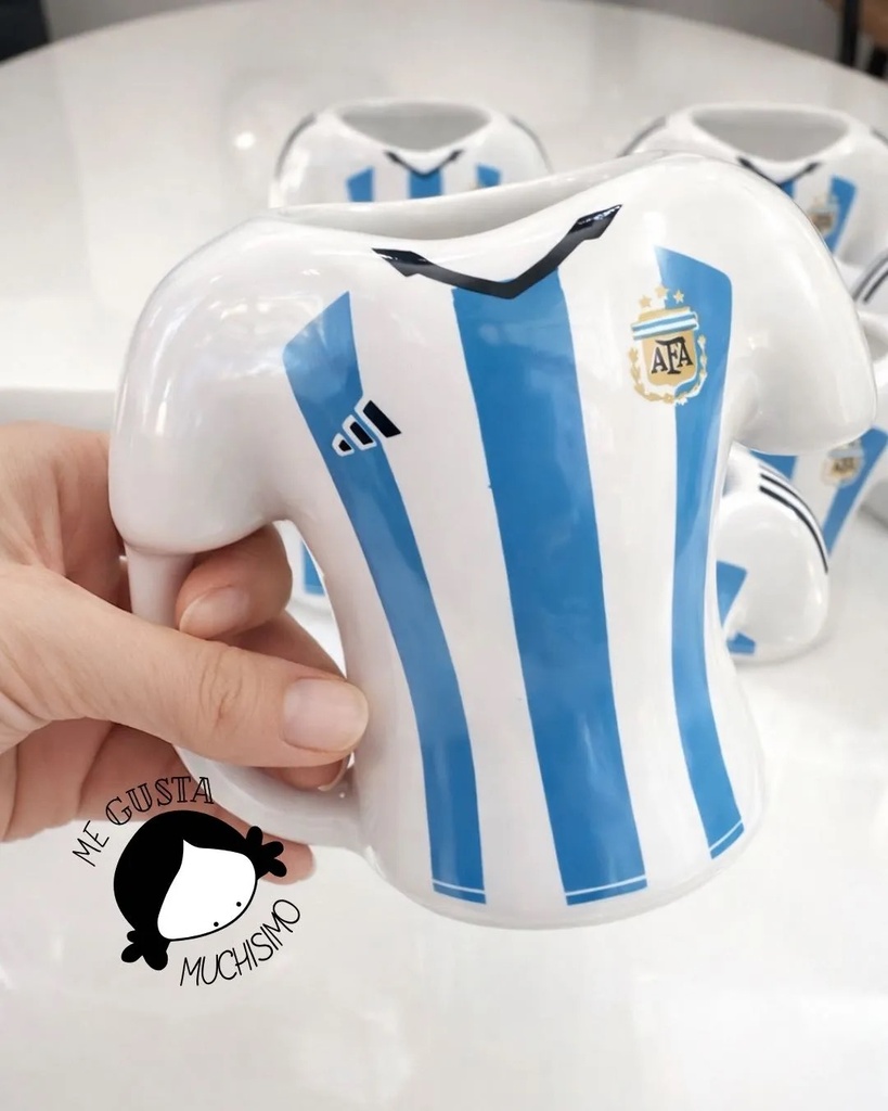 Taza 3D Camiseta de Argentina