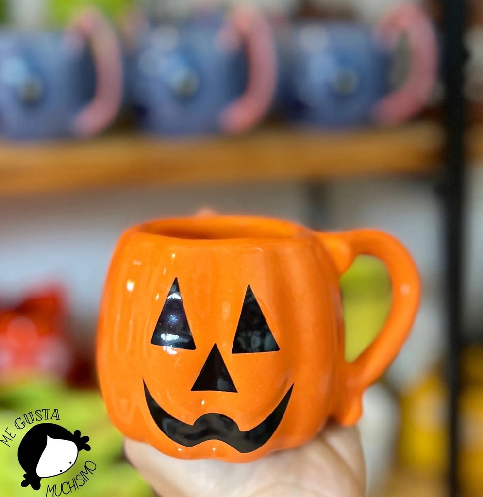 [MGM-123] Taza 3D Calabaza naranja - Halloween