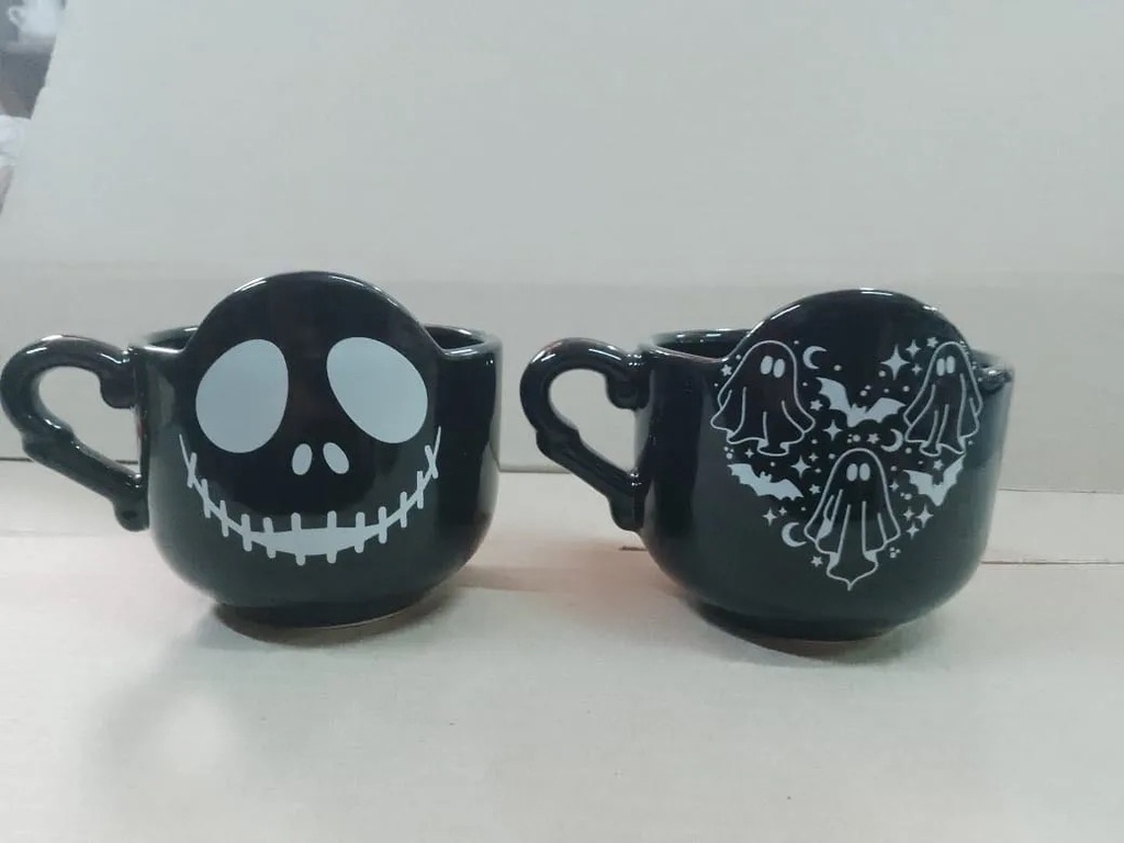 [MGM-012] Taza Formis Jack Skellington negra - El extraño mundo de Jack Disney