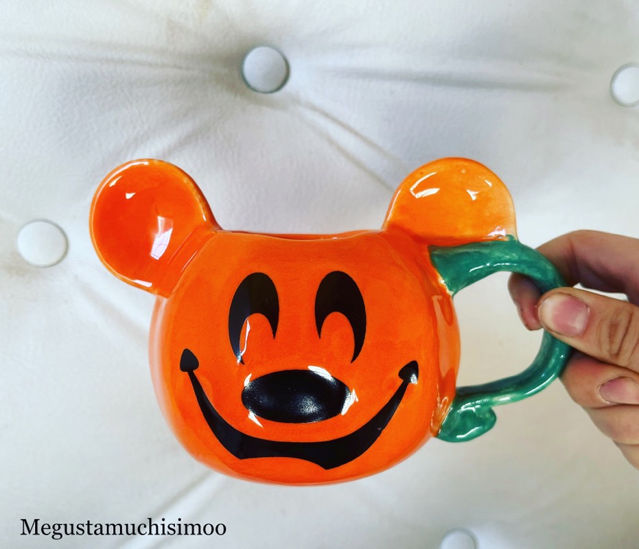 [MGM-135] Taza 3D Calabaza de Mickey Mouse naranja - Disney Halloween
