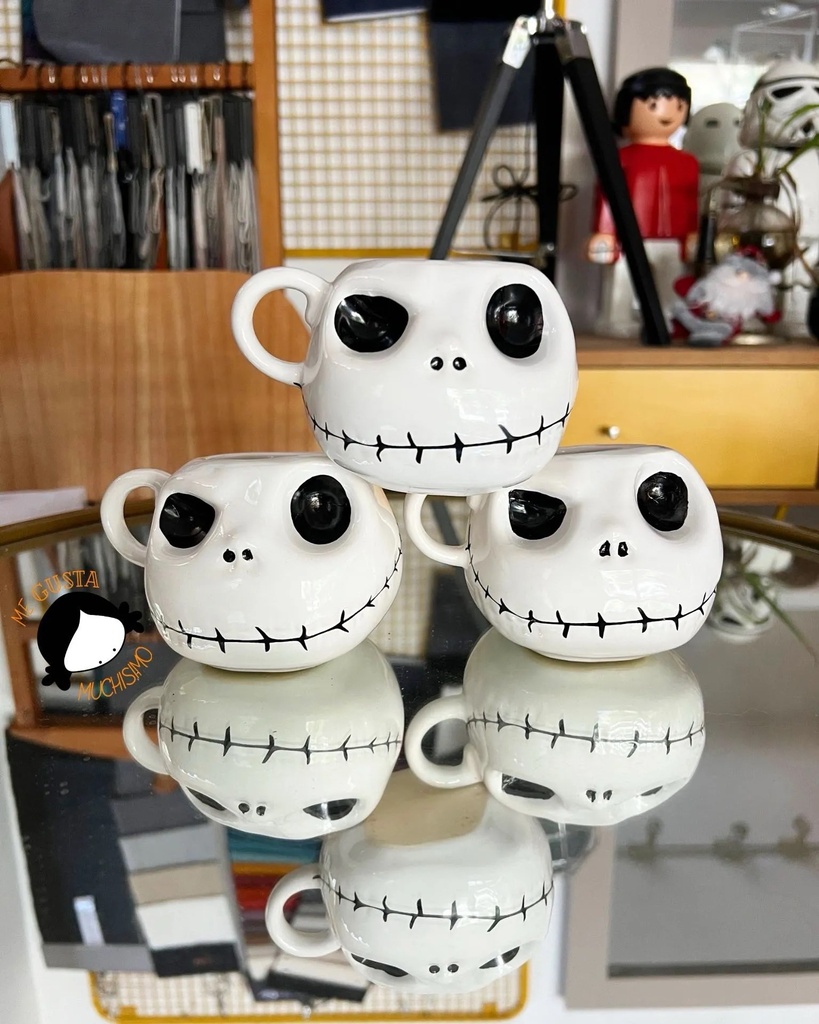[MGM-143] Taza 3D Jack Skellington - El extraño mundo de Jack Disney