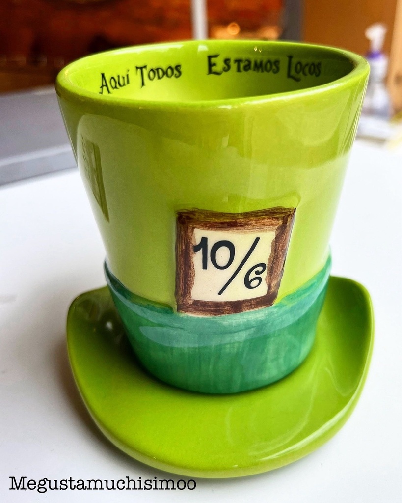 [MGM-154] Taza 3D Sombrero del Sombrerero - Alicia en el País de las Maravillas Disney