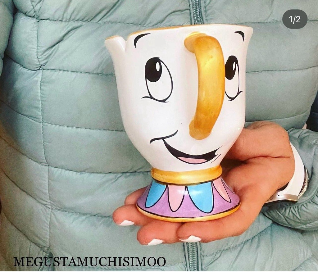 [MGM-155] Taza 3D Chip - La Bella y la Bestia Disney