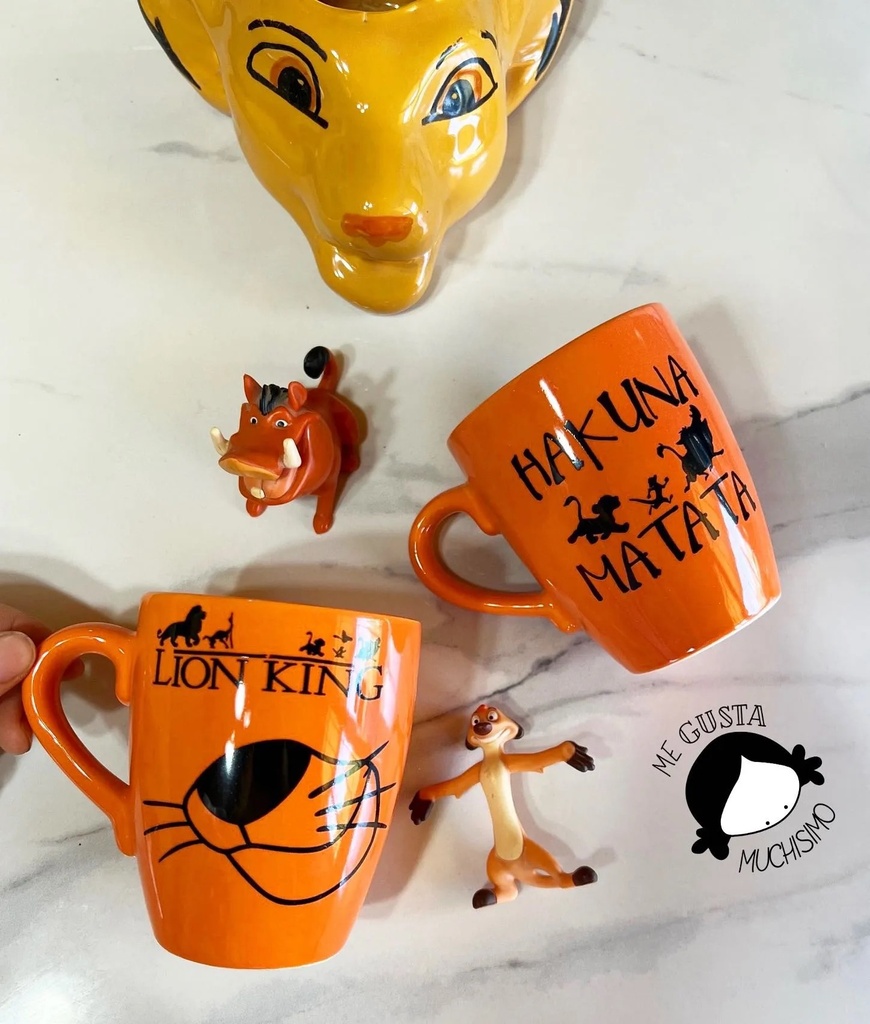 [MGM-160] Taza Bombé Simba - El Rey León Disney