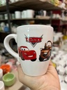 Taza Bombé Rayo McQueen y Mate - Cars Disney Pixar