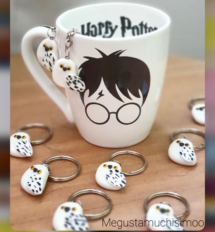 [MGM-169] Taza Bombé Harry Potter blanca