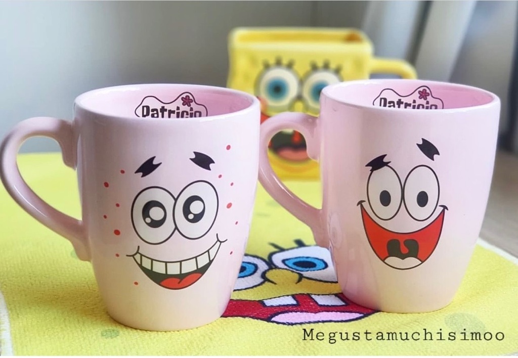 [MGM-173] Taza Bombé Patricio Estrella - Bob Esponja Nickelodeon