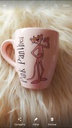 Taza Bombé Pantera Rosa