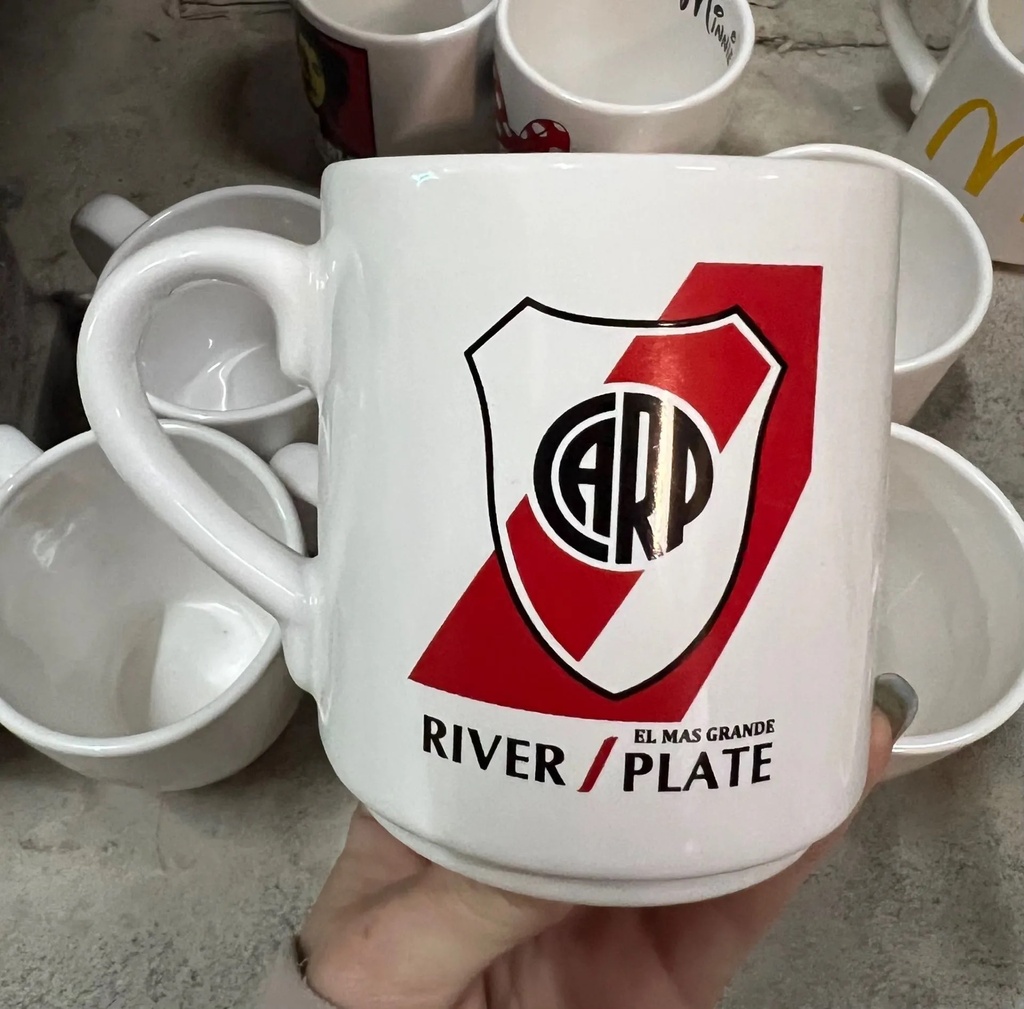[MGM-186] Taza Mug Clubes de fútbol - River Boca y Racing