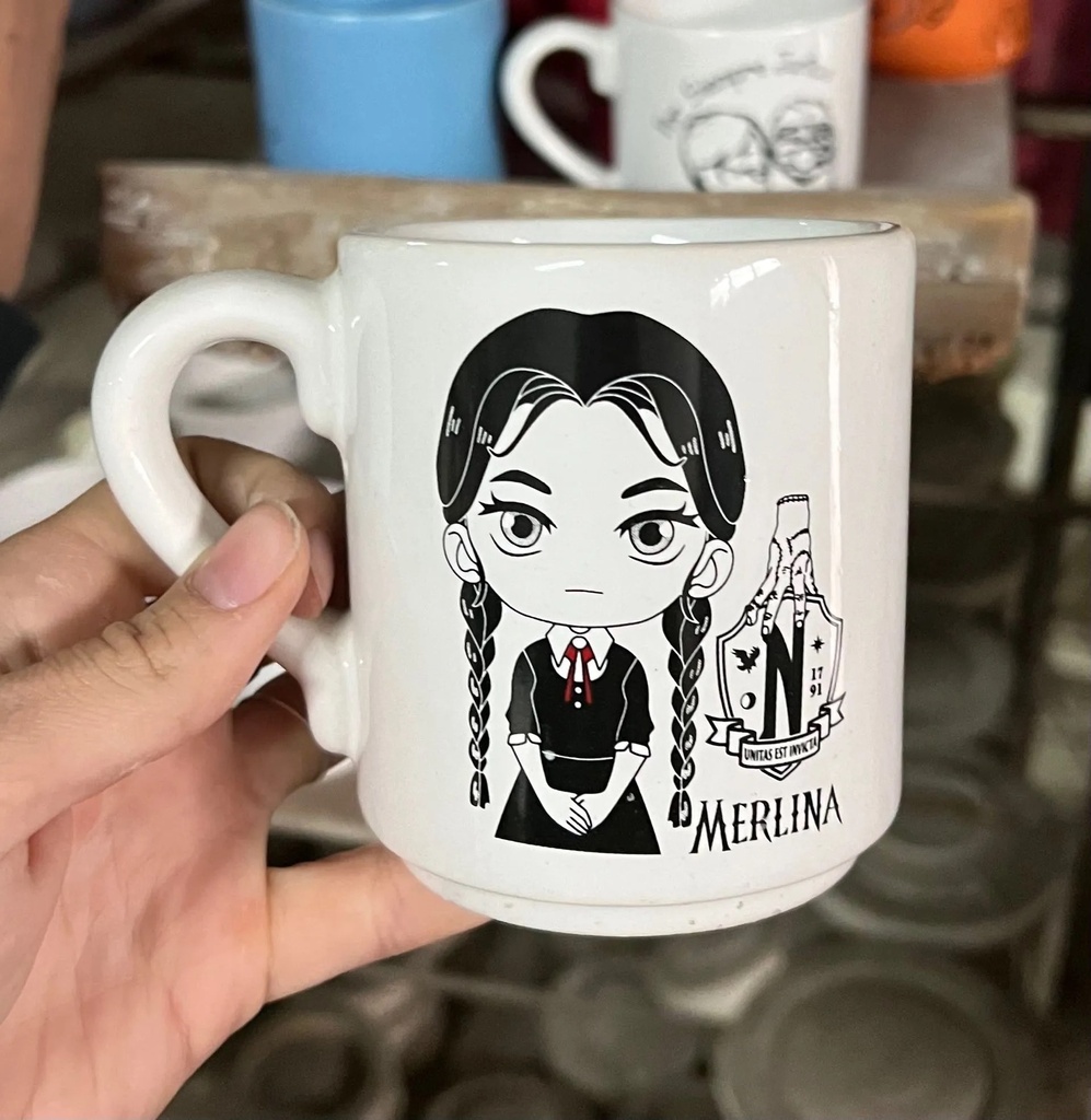 [MGM-191] Taza Mug Merlina - Wednesday