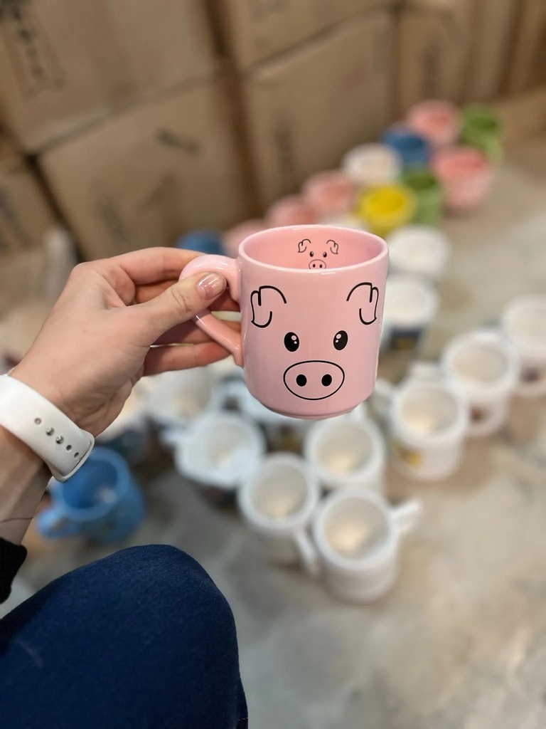[MGM-202] Taza Mug Cerdito rosa