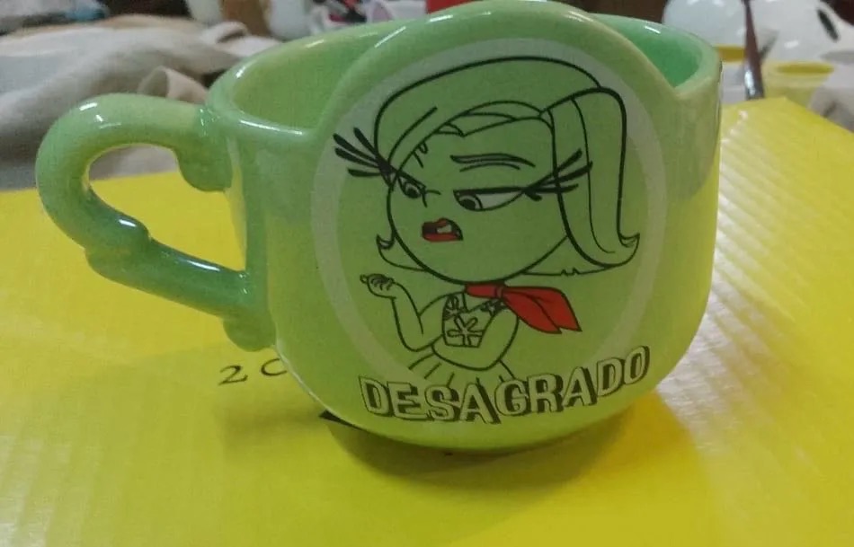 [MGM-030] Taza Formis Desagrado - Intensamente Disney Pixar