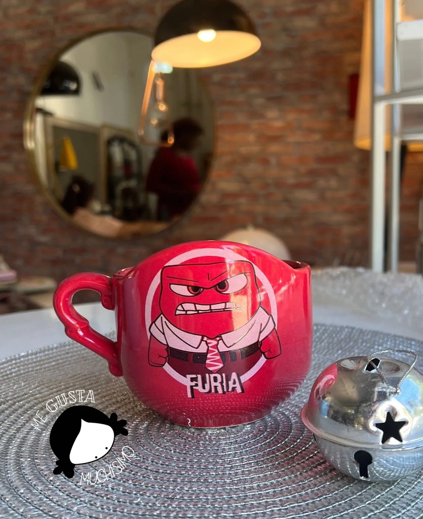 [MGM-039] Taza Formis Furia - Intensamente Disney Pixar