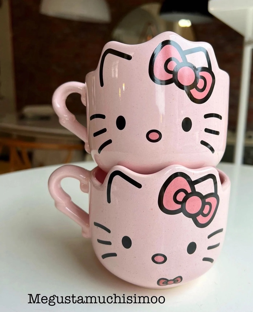 [MGM-041] Taza Formis Hello Kitty rosa - Sanrio