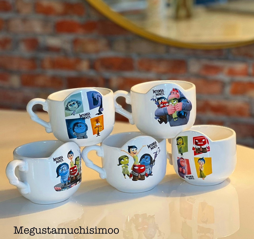 [MGM-055] Taza Intensamente blanca - Disney Pixar