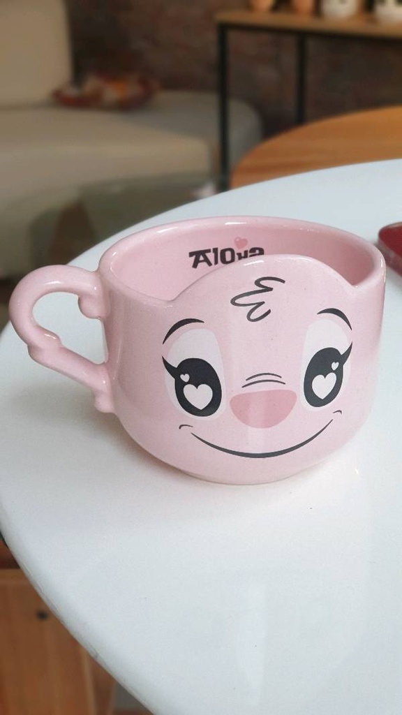 [MGM-078] Taza Formis Angel rosa - Lilo y Stitch Disney