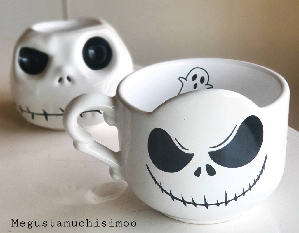 [MGM-080] Taza Formis Jack Skellington blanca - El extraño mundo de Jack Disney