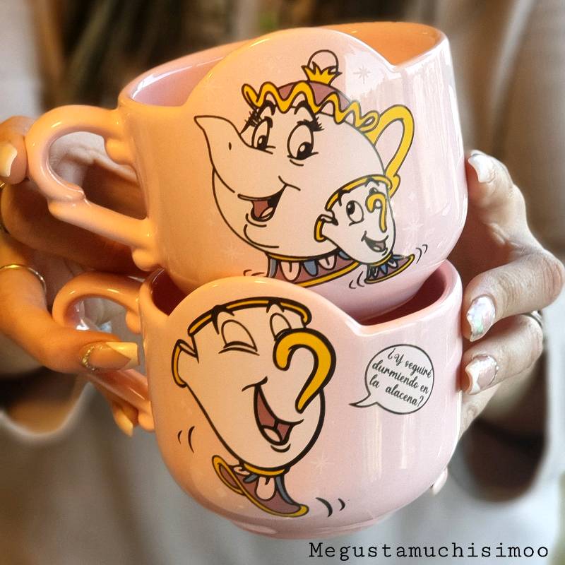 Taza Formis Chip - La Bella y la Bestia Disney