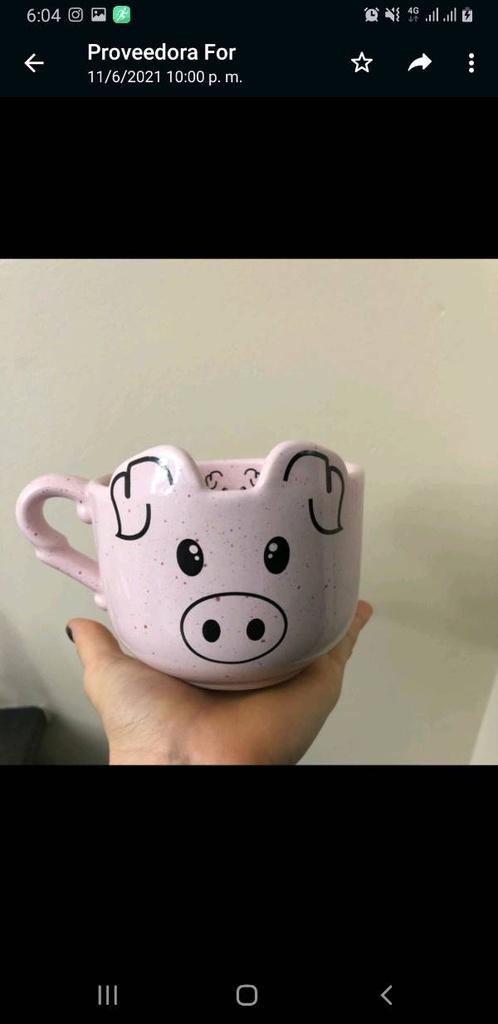 Taza Formis Cerdito - Tonos pastel